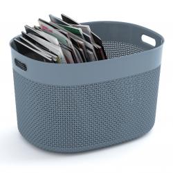 Canasto Kis 45lt Polipropileno Verde Filo Laundry Basket