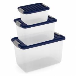 Set 3 Contenedores Kis Polipropileno W Box 