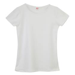 Camiseta Mujer Manga Corta Blanca Talle L