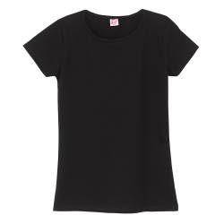 Camiseta Mujer Manga Corta Negra Talle L