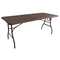 Mesa Plegable Rectangular Ratán 