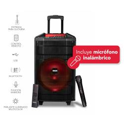 Parlante Portátil Bluetooth RCA RS Party 8 2100W Negro