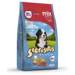 Alimento Sabrositos para Cachorros Mix Carne Cereales y Vegetales x 8 Kg
