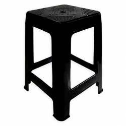 Banqueta Reforzada Negra Deses Plast