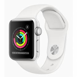 Smart Watch Apple Series3 GPS 38mm Plateado y Blanco