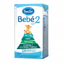 Leche Maternizada Sancor Beb 2 x500 Ml x 12 Unid