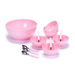 Set Postre 13 Piezas Plástico Irrompible Carol 