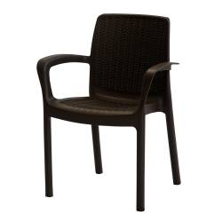 Silla Guinea Estilo Rattan Mokka Voss 2000