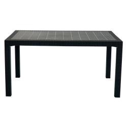 Mesa Estilo Rattan Indonesia Voss 2000 Grafito