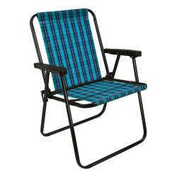 Silla Mor Negro y Azul 2052