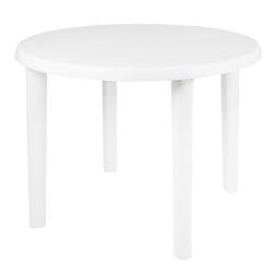 Mesa Redonda Desmontable Mor Blanca