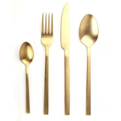 Juego de Cubiertos KUK 24 Piezas Dorado