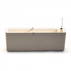 Maceta Auto Riego 60 cm Barberis Color Gris/Marfil
