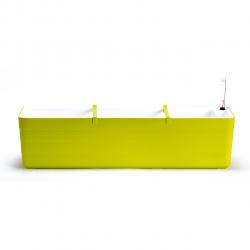 Maceta Auto Riego 80 cm Barberis Color Verde/Blanco