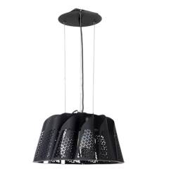 Lámpara Francis Artelum 3 Luces Negra