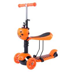 Triciclo Scooter 2 en 1 Naranja