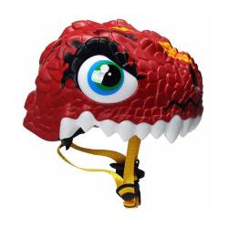 Casco Infantil Dragon 3D Rojo