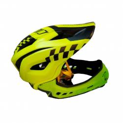 Casco Infantil Full Face Verde