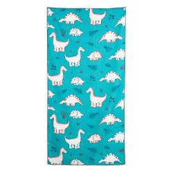 Toalln Infantil Microfibra 60x120 Estampado Dinosaurios