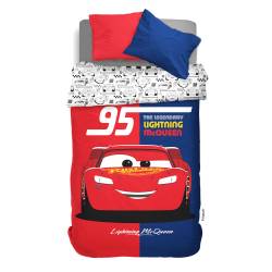 Acolchado Reversible 1 1/2 Plazas Cars