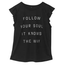 Remera Mujer con Volados T42-48