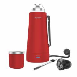 Termo Eléctrico Peabody 1 Litro Rojo