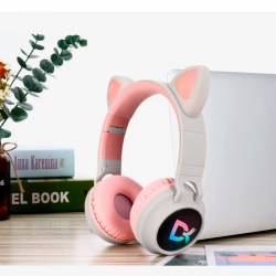 Auricular BT Gatito Blanco