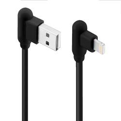 Cable Lightning 90 Negro
