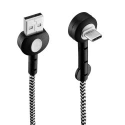 Cable Tipo C Redondo Negro