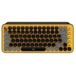 Teclado Pop Logitech Bluetooth Amarillo