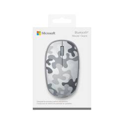 Mouse Bluetooth Microsoft Camo Blanco y Gris