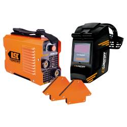 Kit Soldadora Inverter Lusqtoff con Mscara y dos Escuadras Magnticas