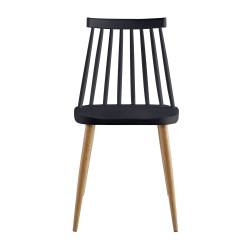 Silla de Comedor Windsor Negra x 4 Unidades