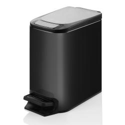 Cesto de Residuos Rectangular Negro 6 Lts