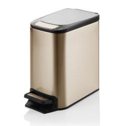 Cesto de Residuos Rectangular Dorado 6 Lts