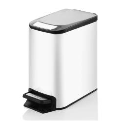 Cesto de Residuos Rectangular Blanco 6 Lts