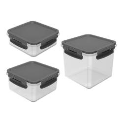 Set Organizadores OU Gris x3 Unid.