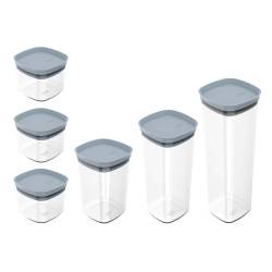 Set x3 Organizadores Hérmeticos OU Azul 