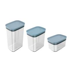 Set x3 Organizadores Herméticos OU Azul