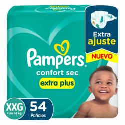 Paales Pampers XXG Confortsec Extra Plus 