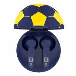 Auricular Eurosound Bluetooth Pelota Amarillo y Azul