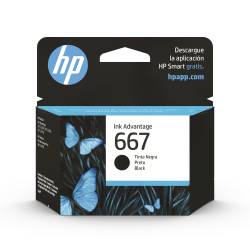 Cartucho de Tinta HP 667 Negro