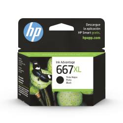 Cartucho de Tinta HP 667XL Negro