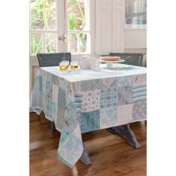 Mantel Danubio Country Celeste 150x250