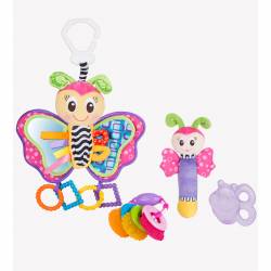 Juego Pack Mordedores Playgro Mariposas