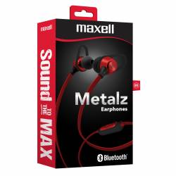 Auriculares Maxell BT Metalz Savage Rojo