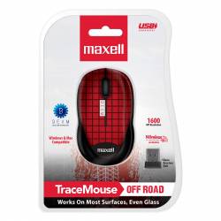 Mouse Inalámbrico Maxell MOWL-250 Rojo