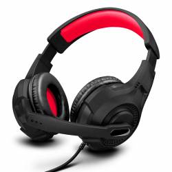 Auriculares Gamer Trust Ravu 307 Negro y Rojo