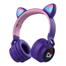 Auricular BT Gatito Púrpura