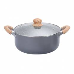 Cacerola Hudson de Aluminio 24 cm Gris